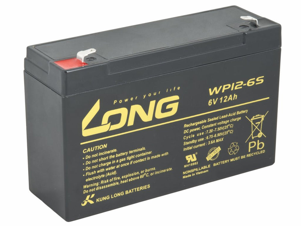 External power source 6V - battery