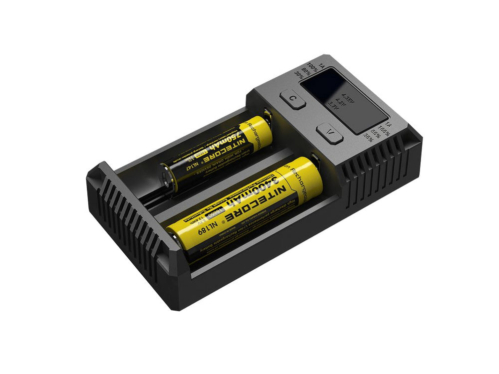 NITECORE i2 NEW inteligentná nabíjačka - Li-Ion, Ni-MH, Ni-Cd, 12/230 V (2 pozície)