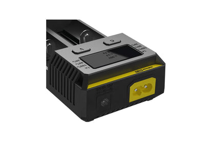 NITECORE i2 NEUES intelligentes Ladegerät – Li-Ion, Ni-MH, Ni-Cd, 12/230 V (2 Positionen)