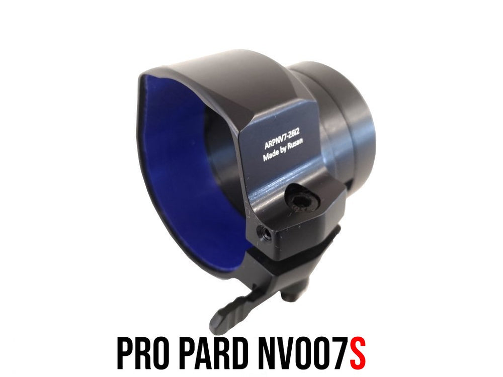 Rusan QR mount for Pard NV007S for atypical riflescopes (Swarovski, Zeiss, Leica)