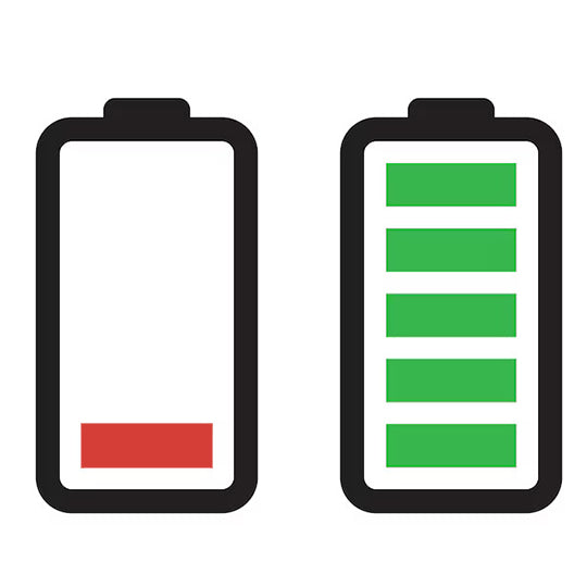 Replaceable 18650 batteries